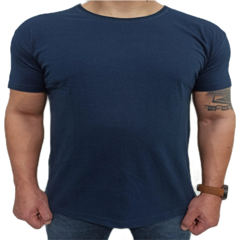 Camiseta Masculina Slim Lisa Cotton Premium