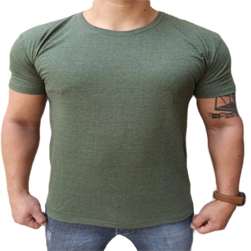 Camiseta Masculina Slim Lisa Cotton Premium